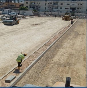 انشاء محطة وقوف سيارات